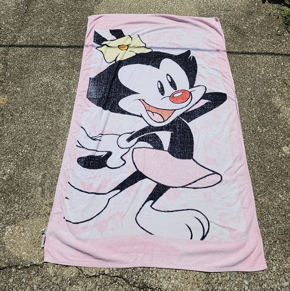 Vintage 1995 Animaniacs Dot Beach Towel